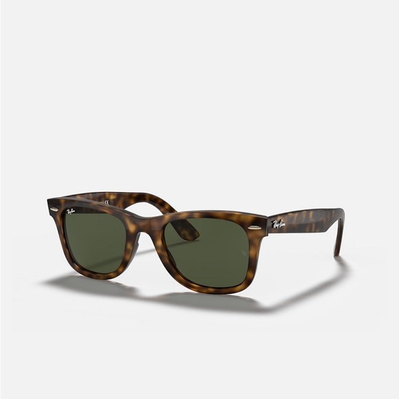 Ray-Ban Wayfarer Ease Classic Light Havana G-15 Green NWT Unisex Sunglasses $199 - Picture 4 of 4